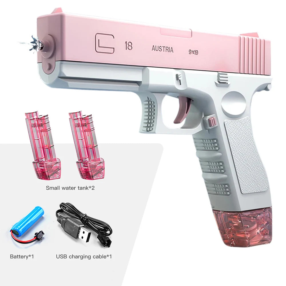 Electric Aqua Blaster Compact Pistol
