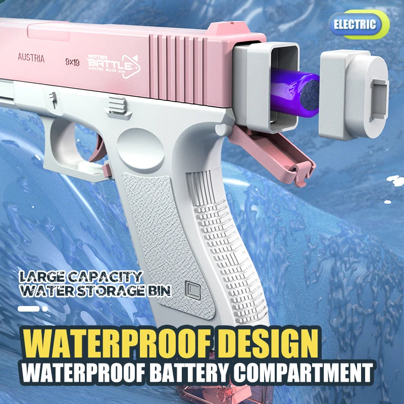 Electric Aqua Blaster Compact Pistol