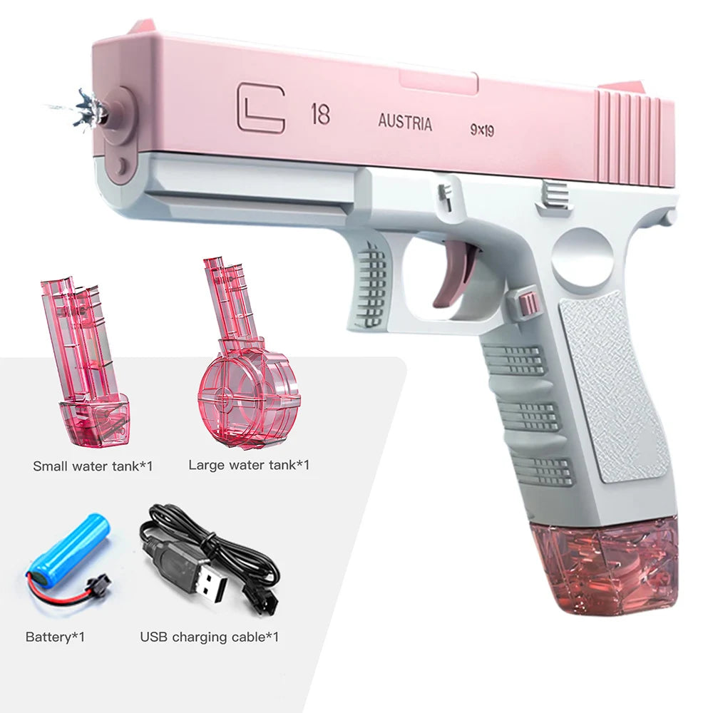 Electric Aqua Blaster Compact Pistol