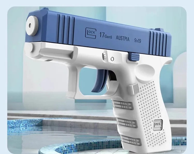 Aqua Blaster non Electric High-pressure Full Automatic Water Shooting Pistol (G17 Replica) Beach Toy Gun For All Ages