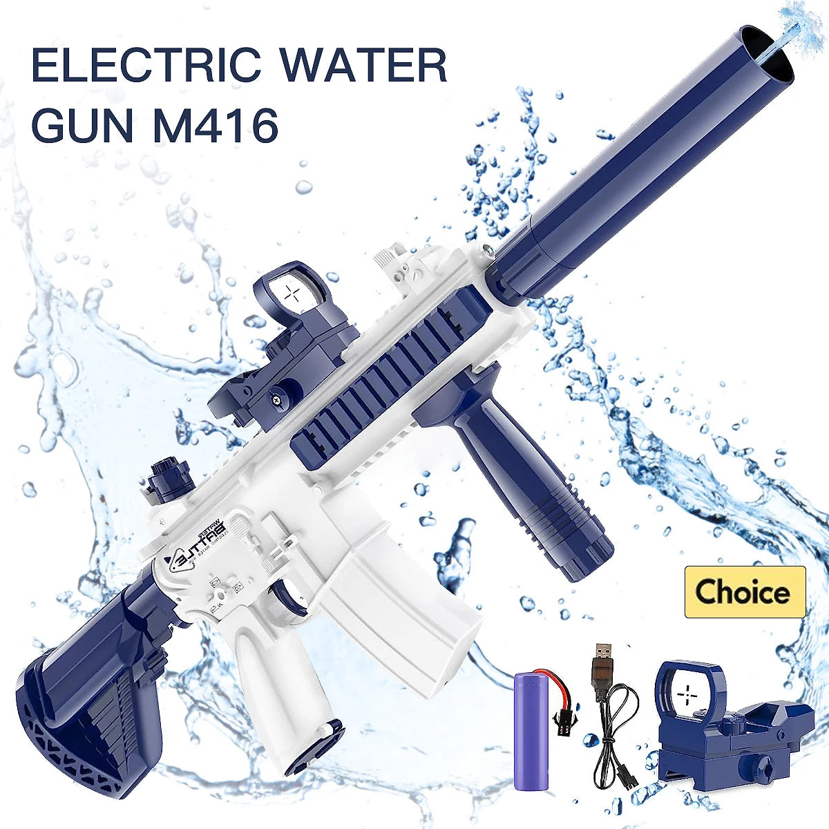 M416 Aqua Blaster (Electric water shooting toy gun )
