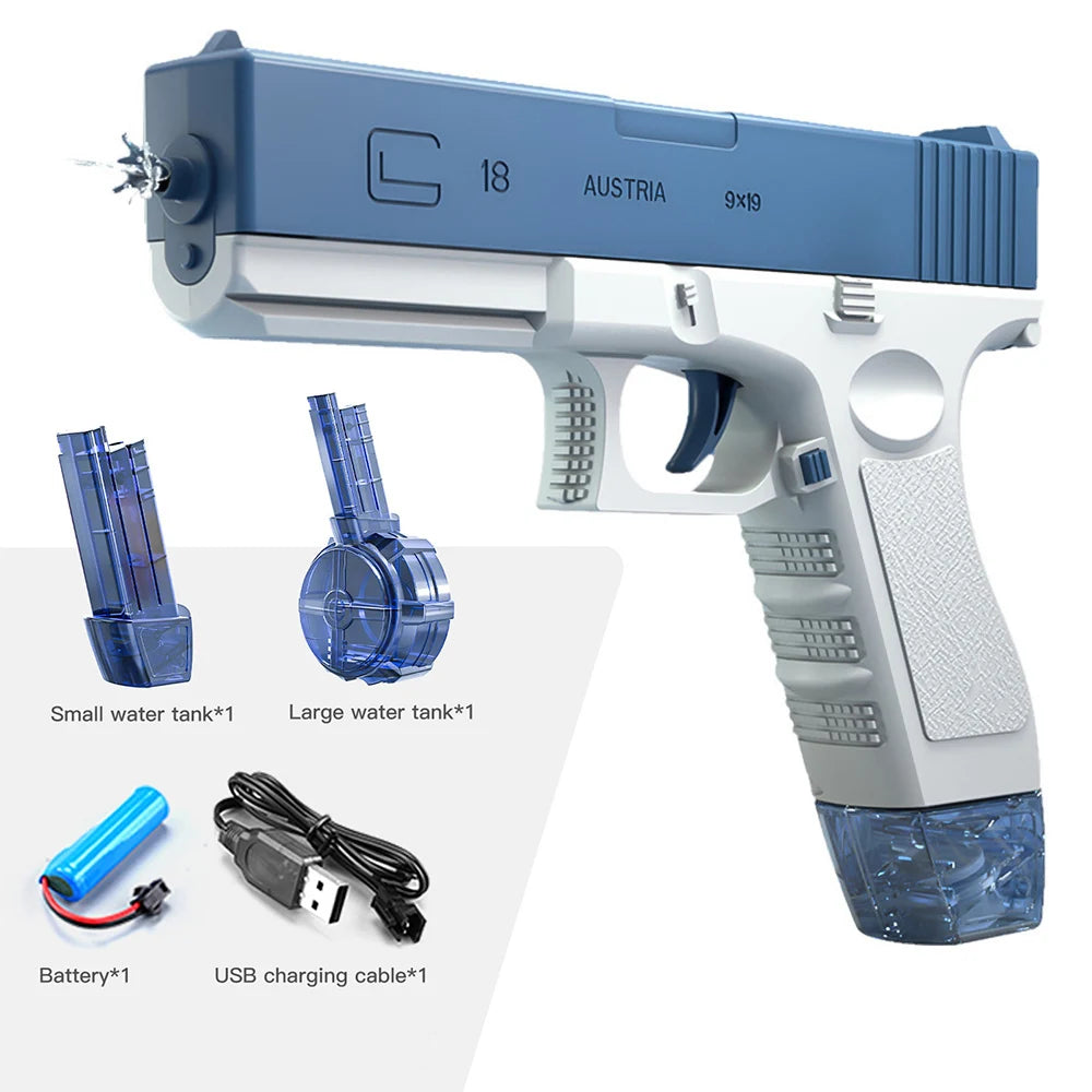 Electric Aqua Blaster Compact Pistol