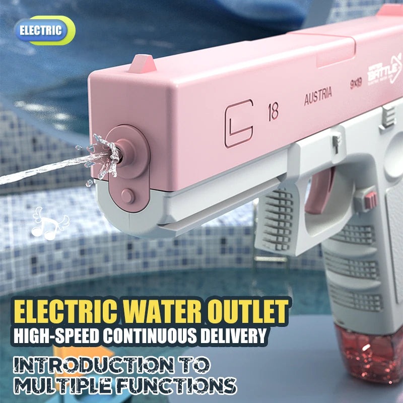 Electric Aqua Blaster Compact Pistol